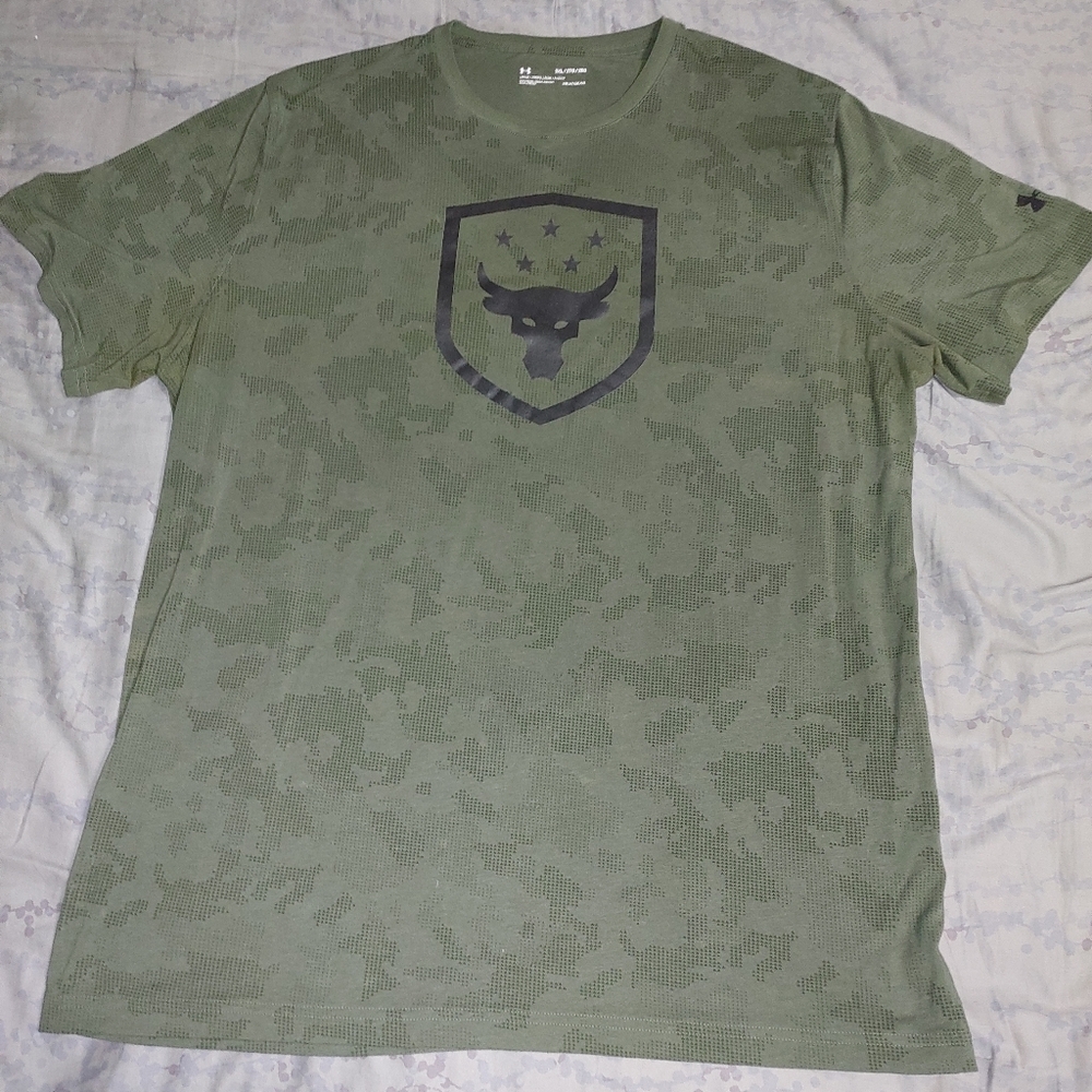 Under Armour Men's Olive Camo Tee